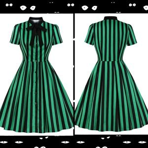 💙Ghost Host Disney Haunted Mansion style dress 1X 2X NEW